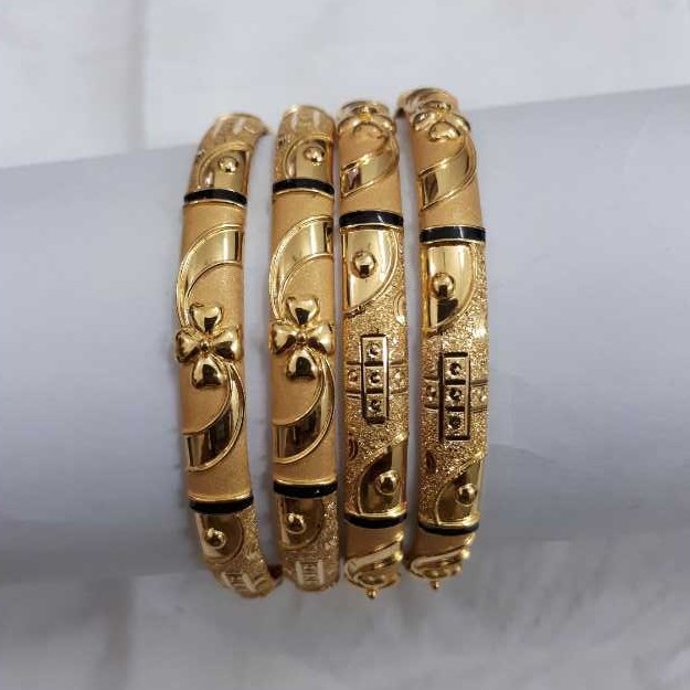 22k Gold Fancy Bangles