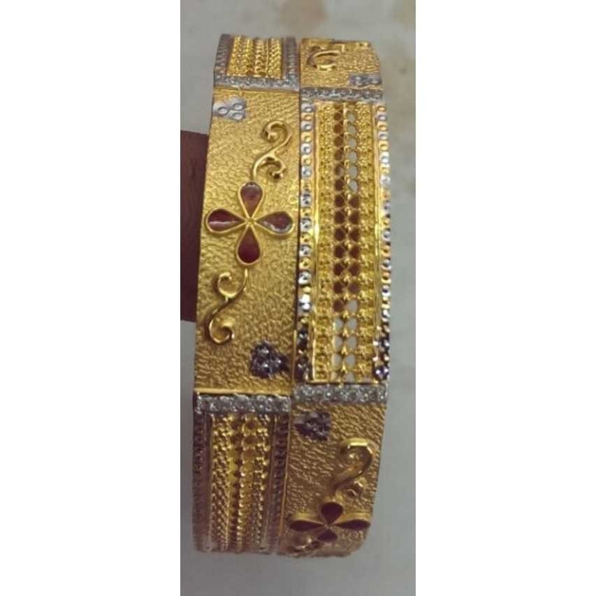 22KT Gold Ladies Indian Fancy Bangles