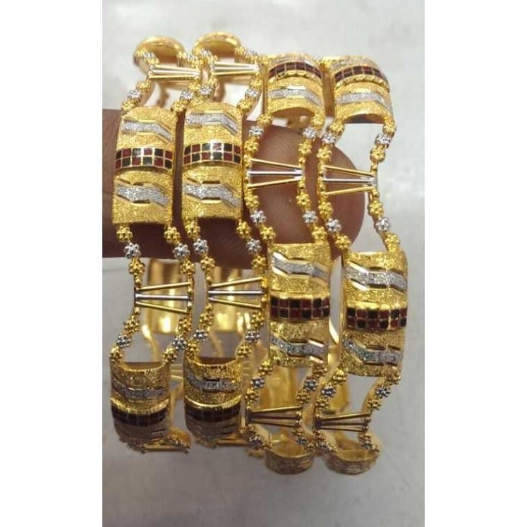 22KT Gold Fancy Bangles