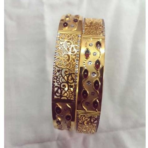 22KT Gold Ladies Indian Fancy Bangle