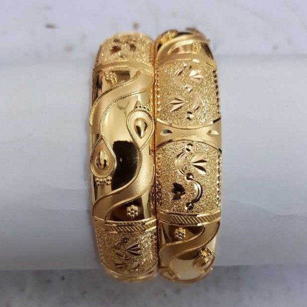 22k Gold Fancy Bangles