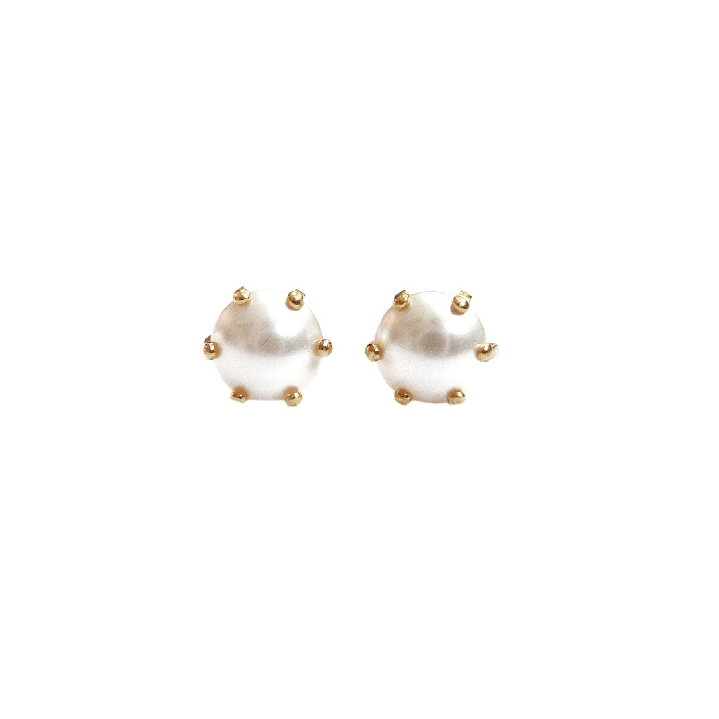 22K Gold Pearl Tops