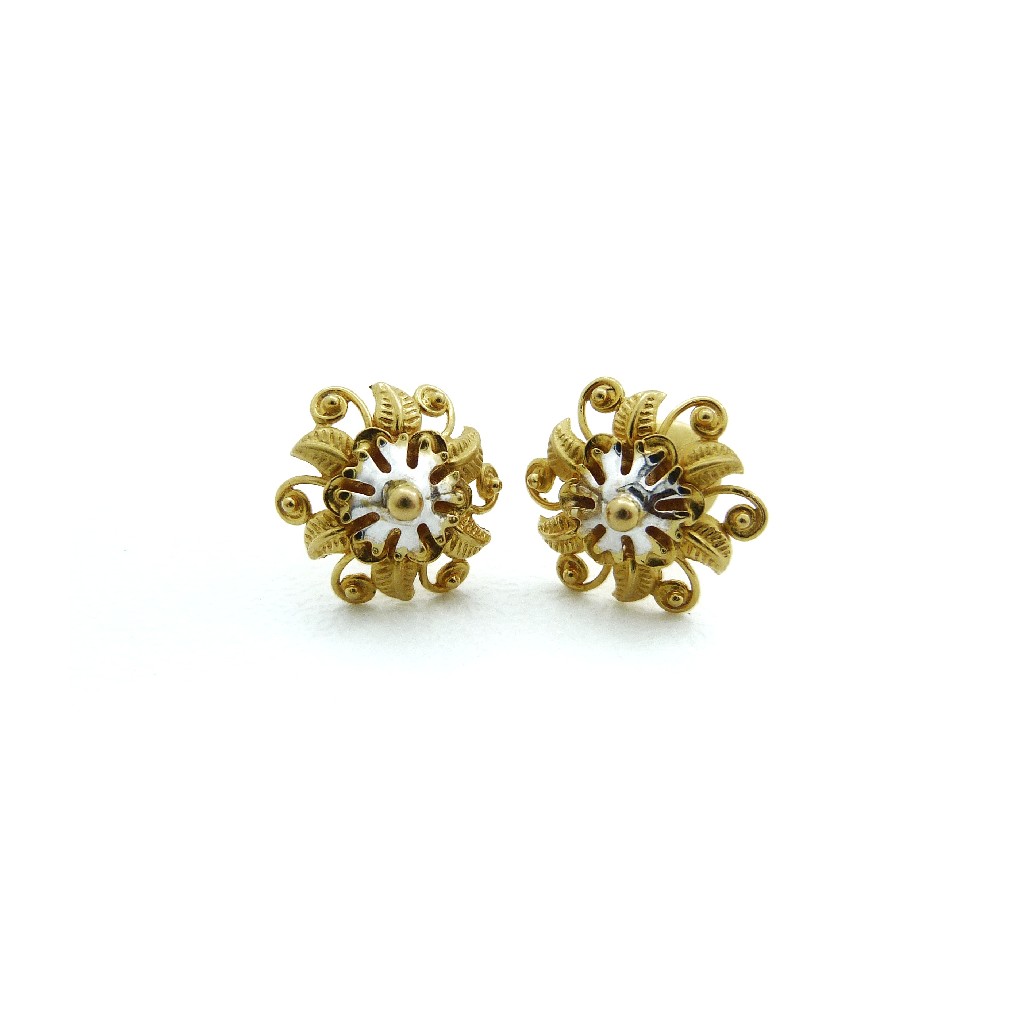 22K Gold Little Flowery Tops