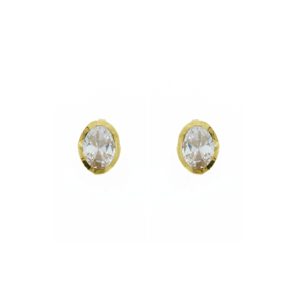 18K Gold Colour Single Stone Tops