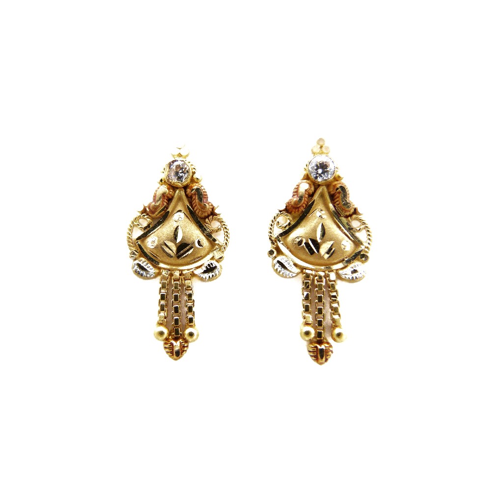 22K Gold Fancy Earring