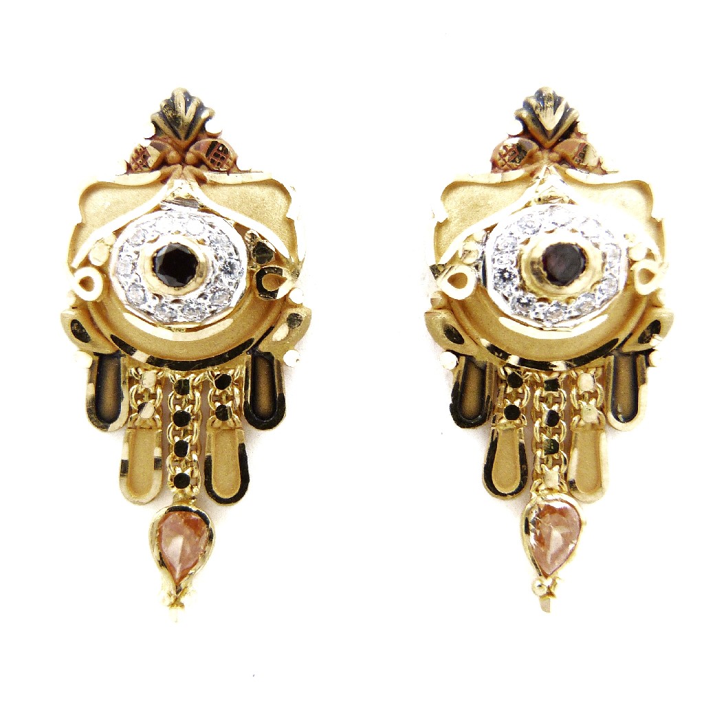 22K Gold Fancy Earring