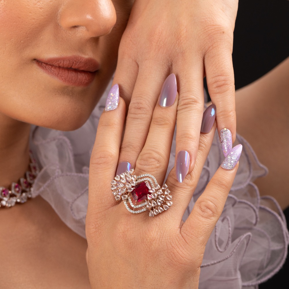 stone peacock Ring - Image 2