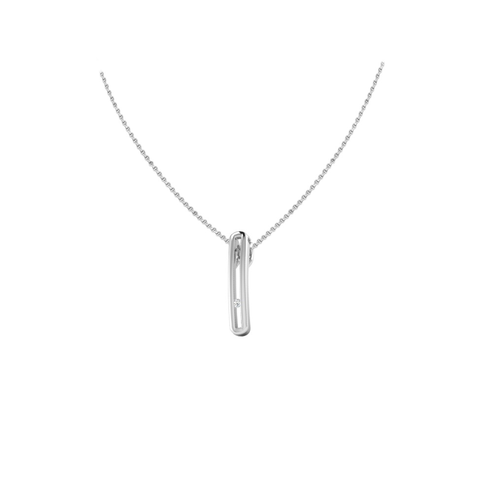 diamond stick pendent