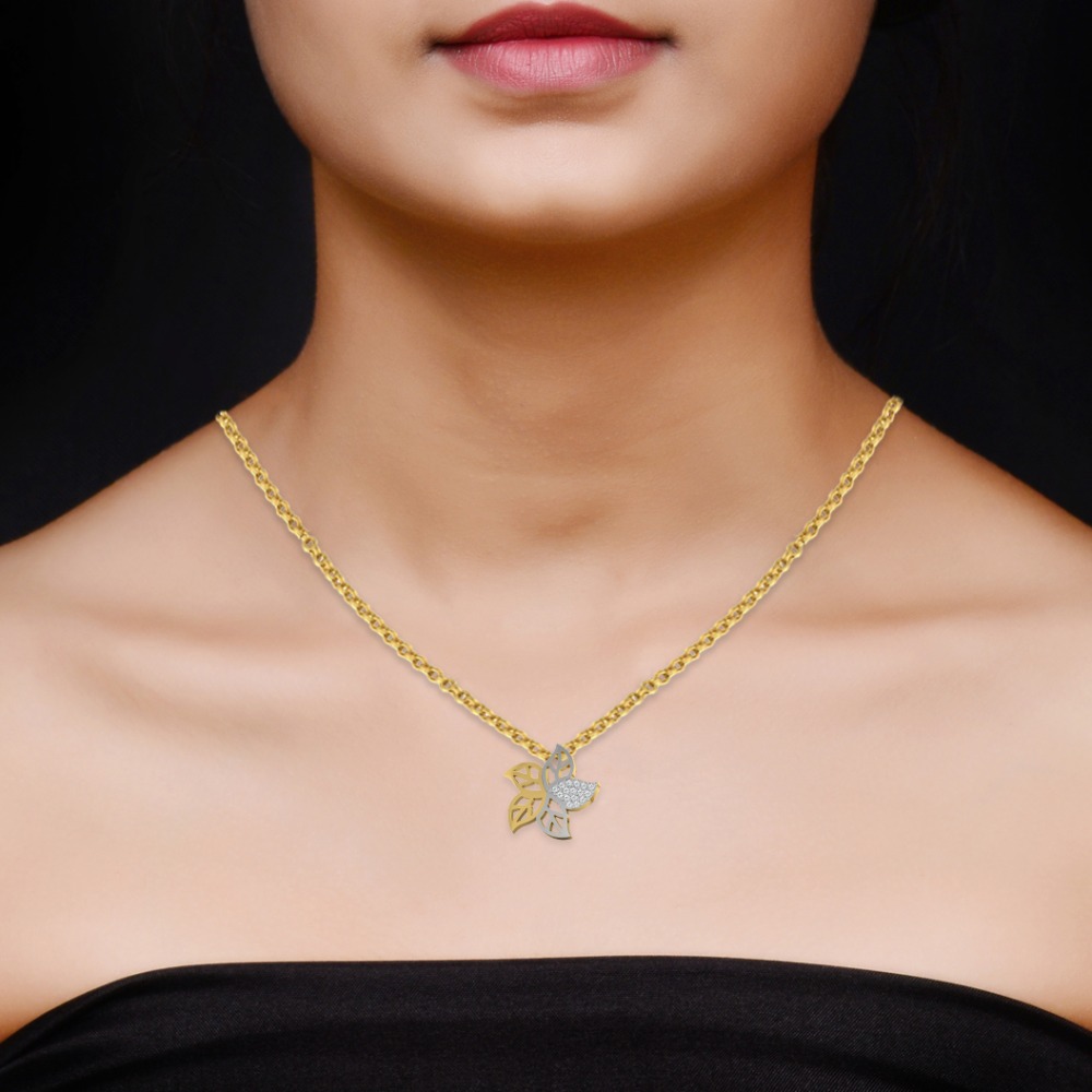 diamond floral starpendent - Image 2