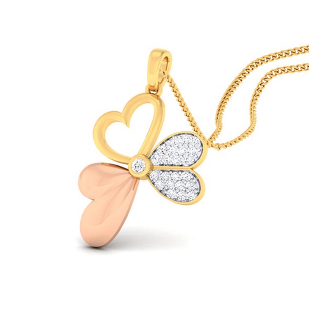 trio heart pendant