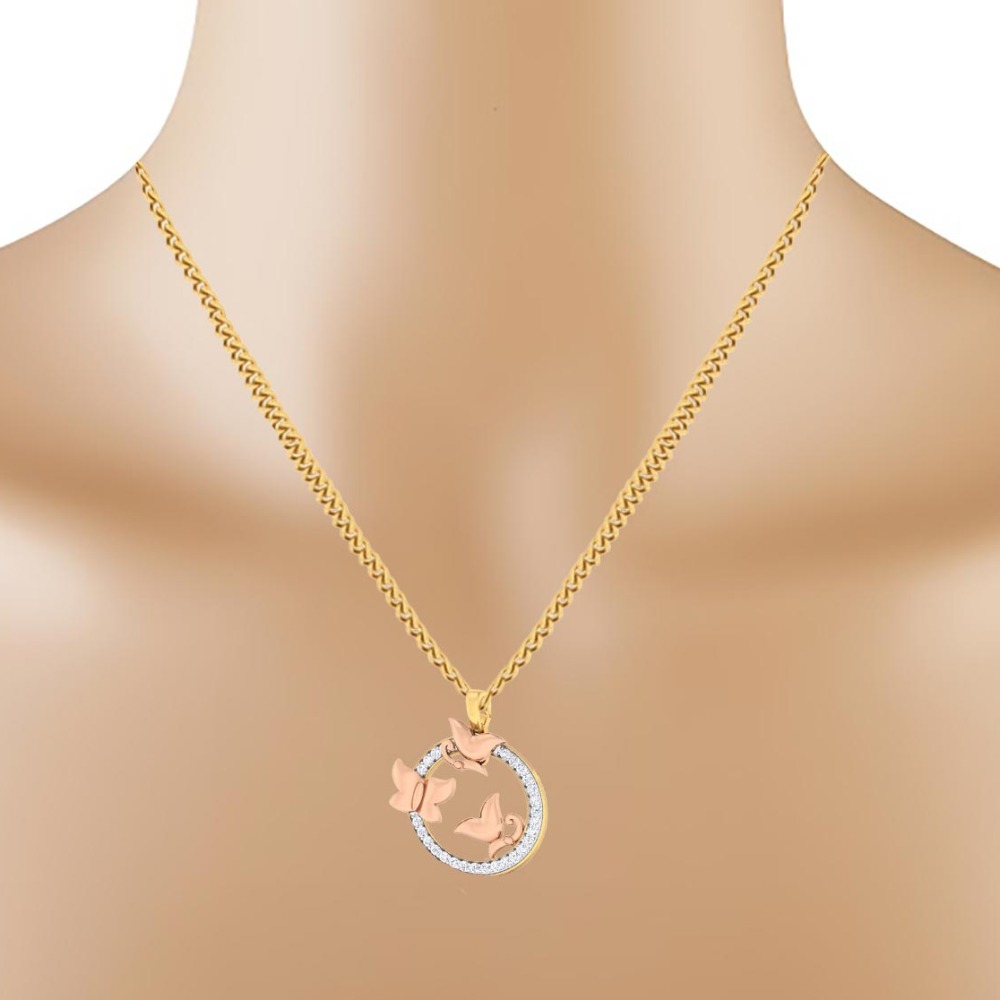 trio butterfly pendant - Image 2