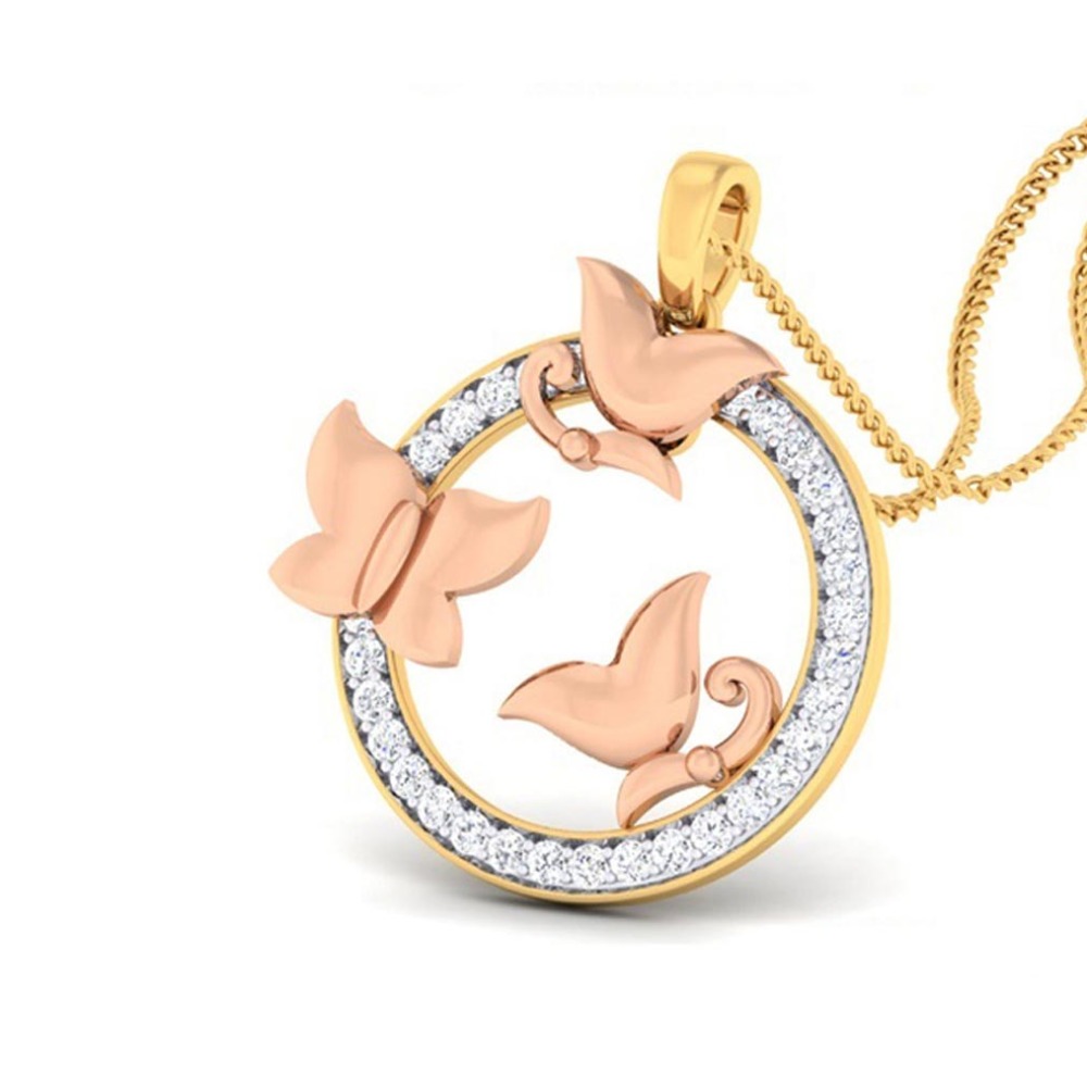 trio butterfly pendant