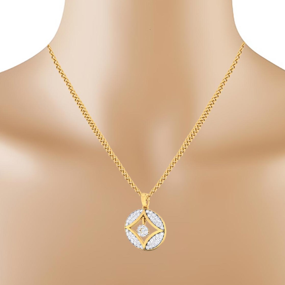 hanging diamond pendant - Image 2