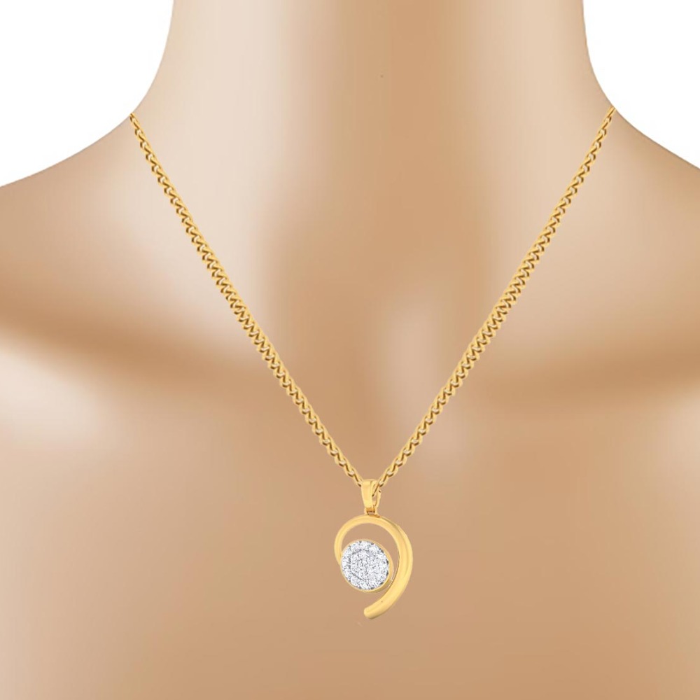 Delicate diamond pendant - Image 2