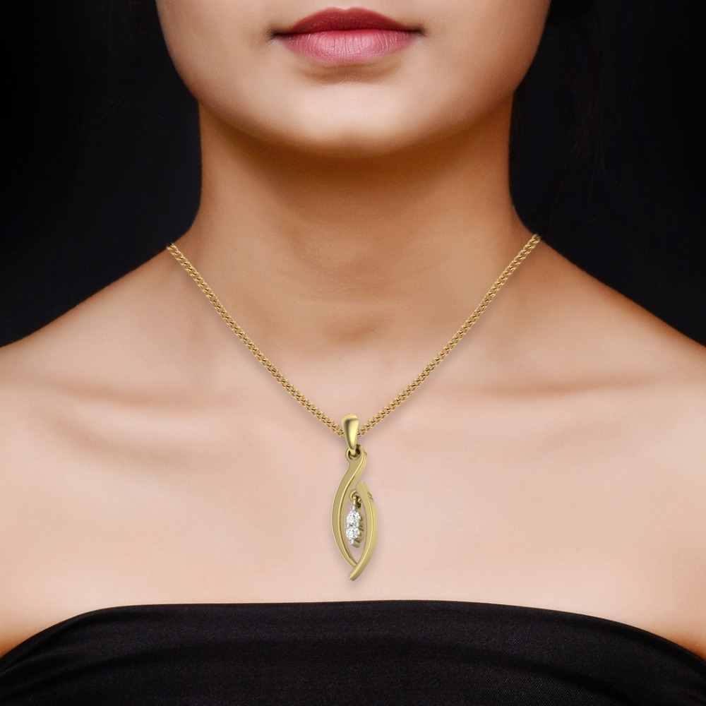 single diamond pendent - Image 2