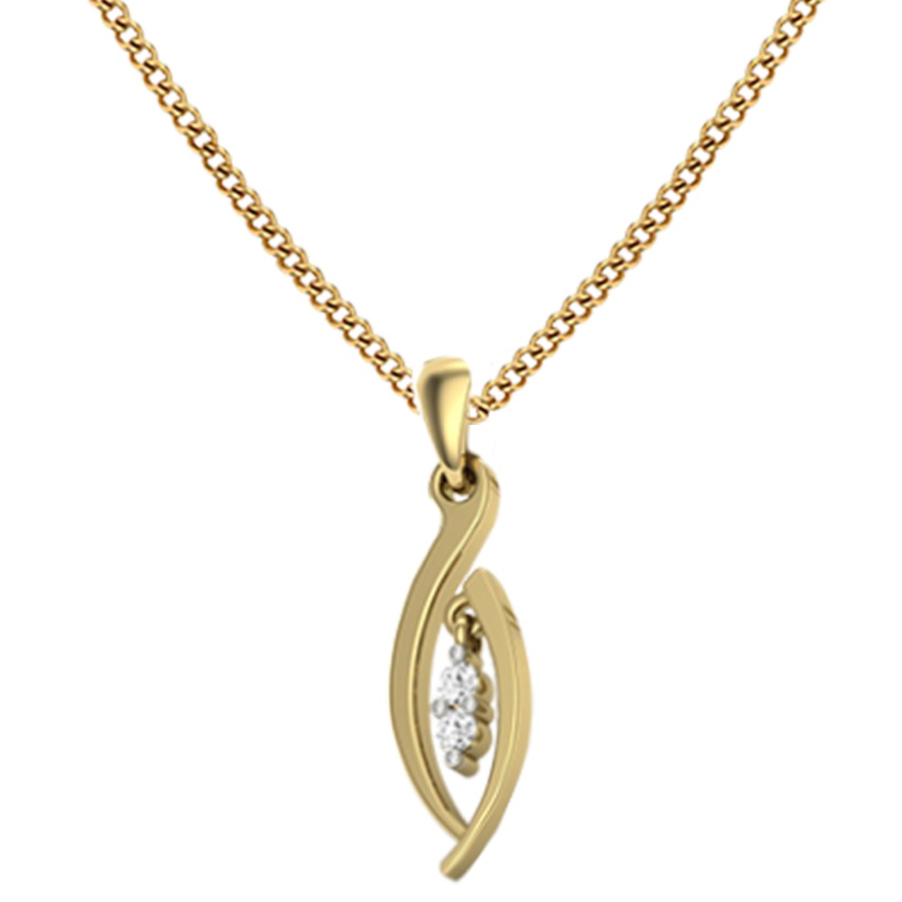 single diamond pendent