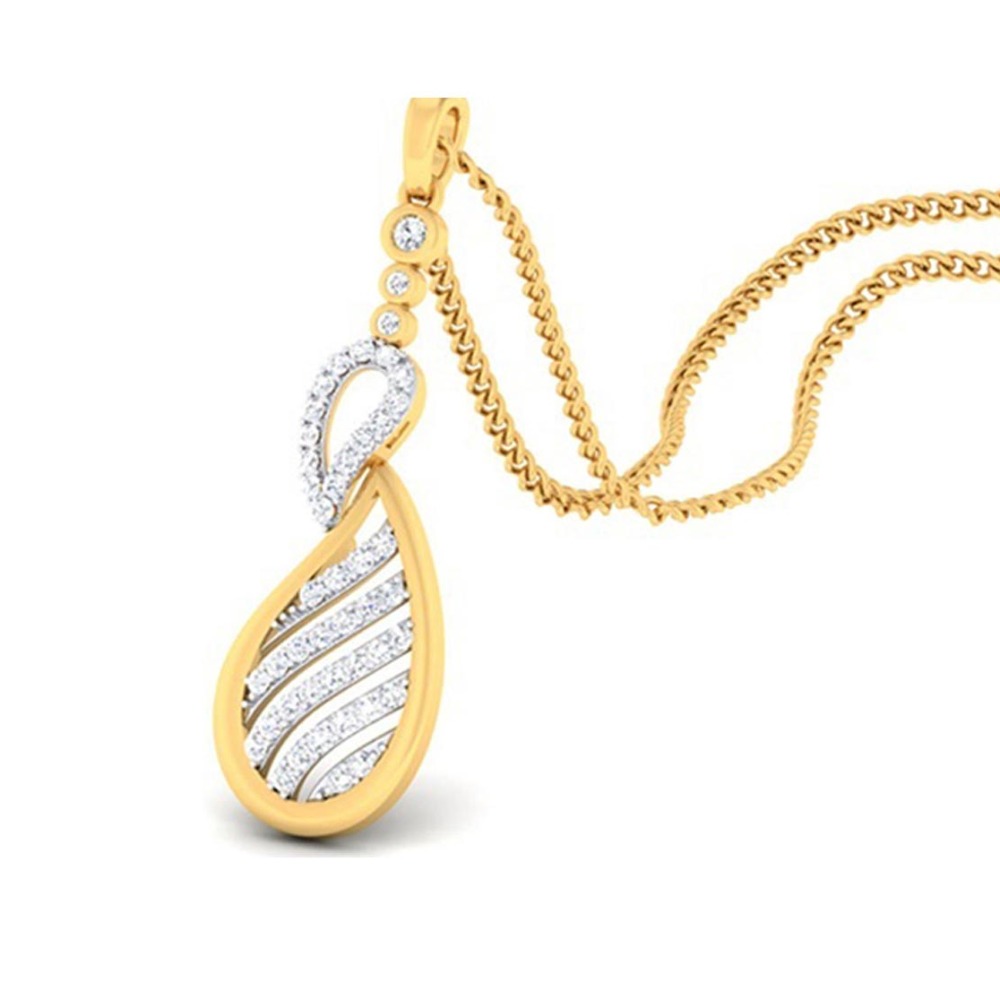 traditional diamond pendant - Image 2