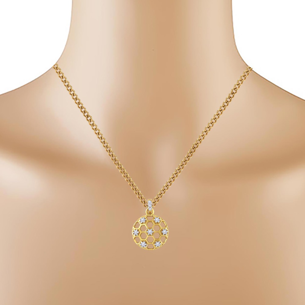 net jali style pendent - Image 2