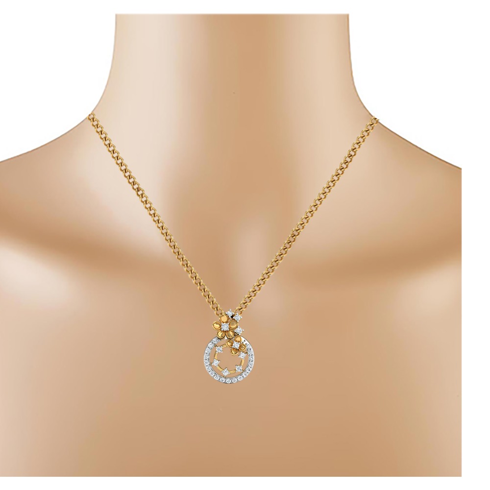 outline diamond pendent - Image 2