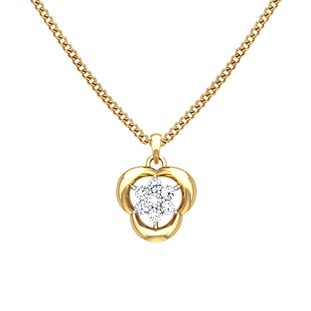 solitaire illusion pendent