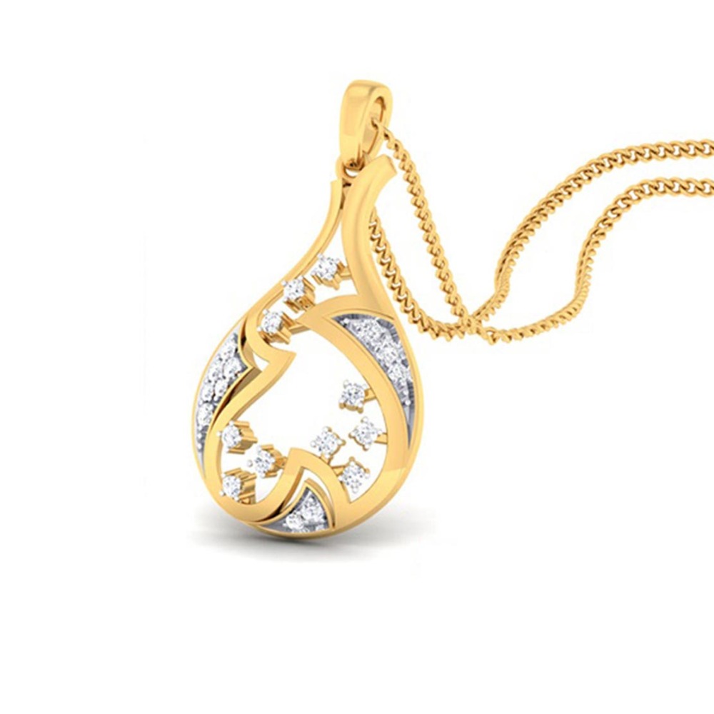 Delicate diamond pendant