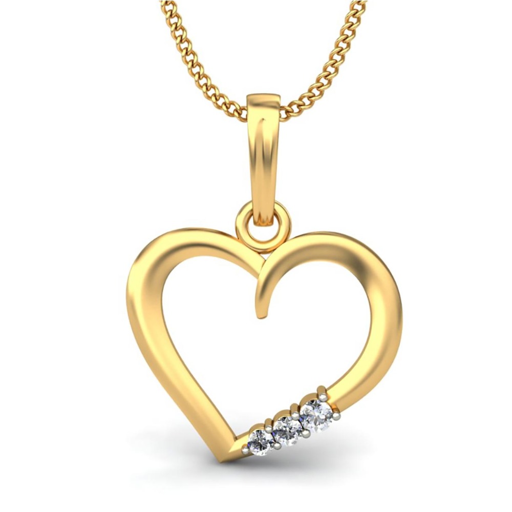 delicate heart pendant