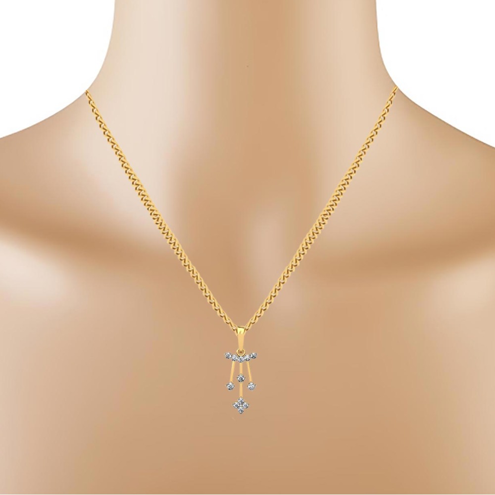 charming diamond pendant - Image 2