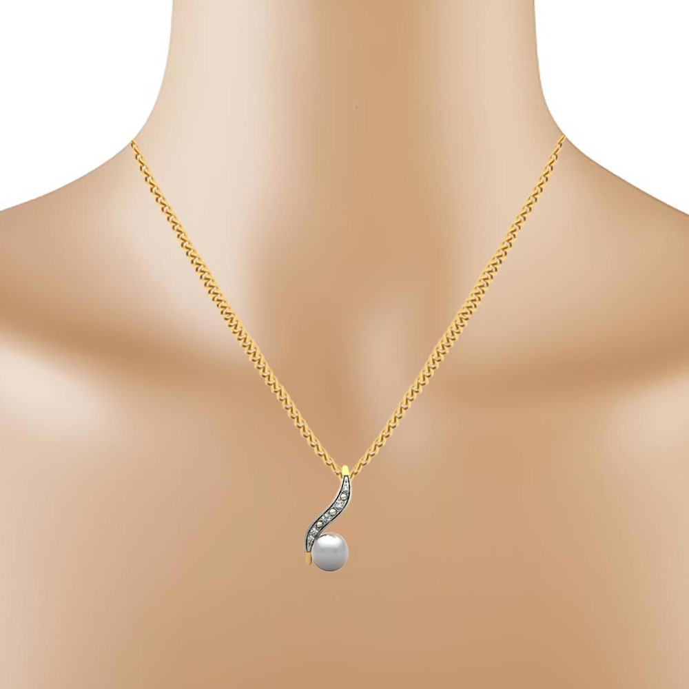 Delicate pearl pendant - Image 2