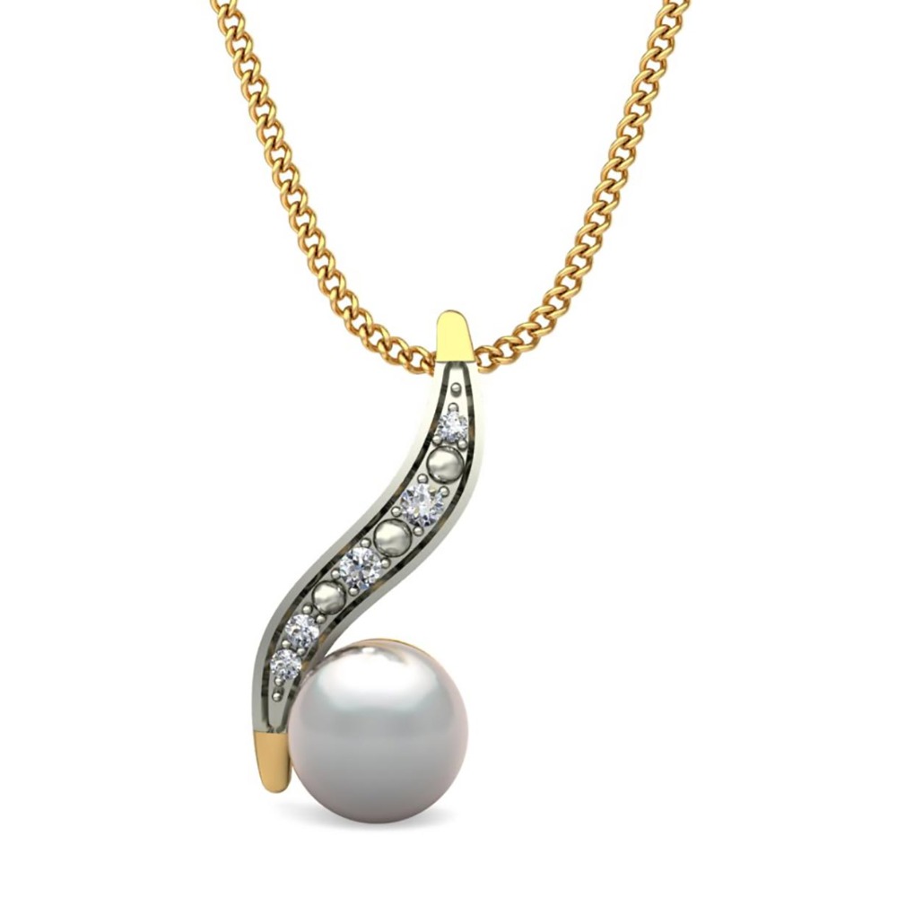 Delicate pearl pendant