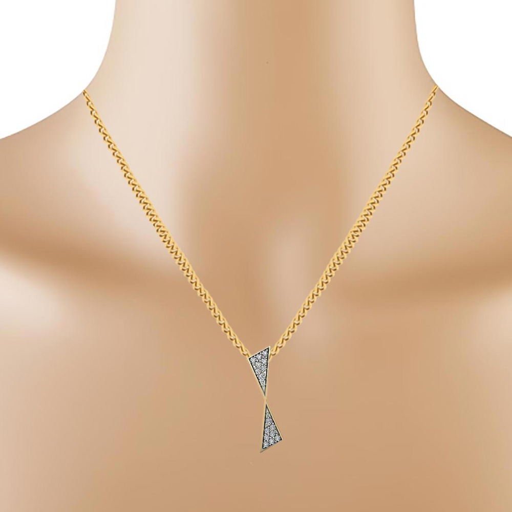 twin triangle pendant - Image 2