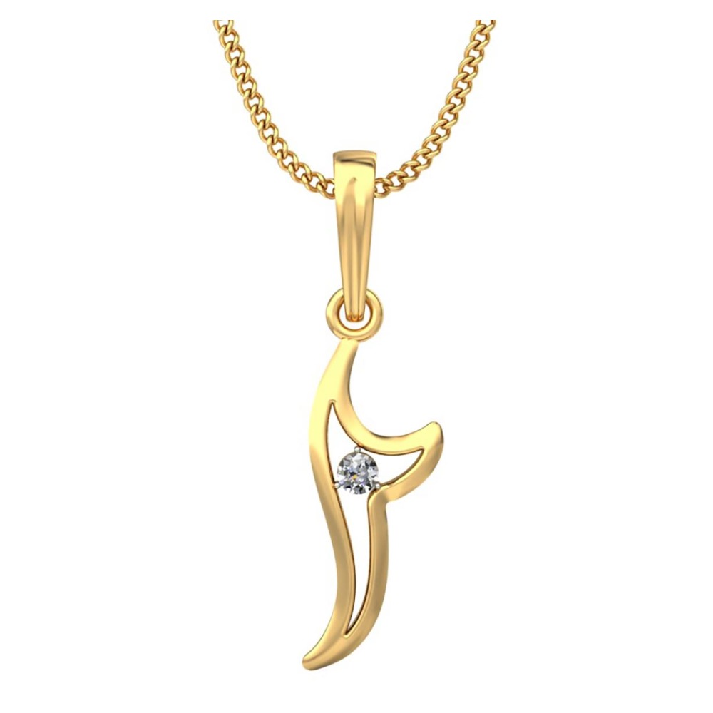 fancy curves pendant