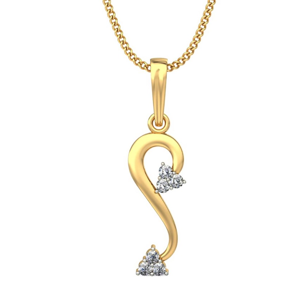 fancy curves pendant