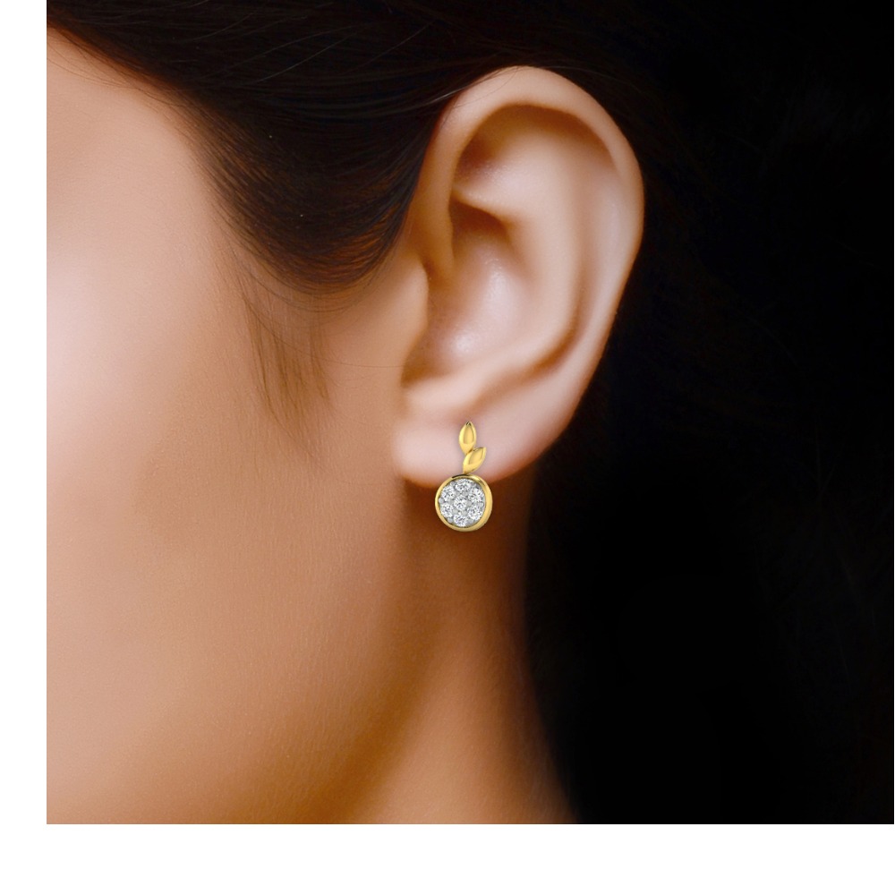 round shape earrings - Image 2