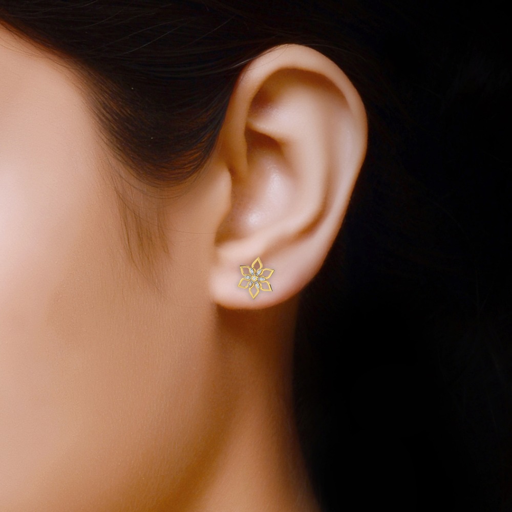 leaf star studs - Image 2