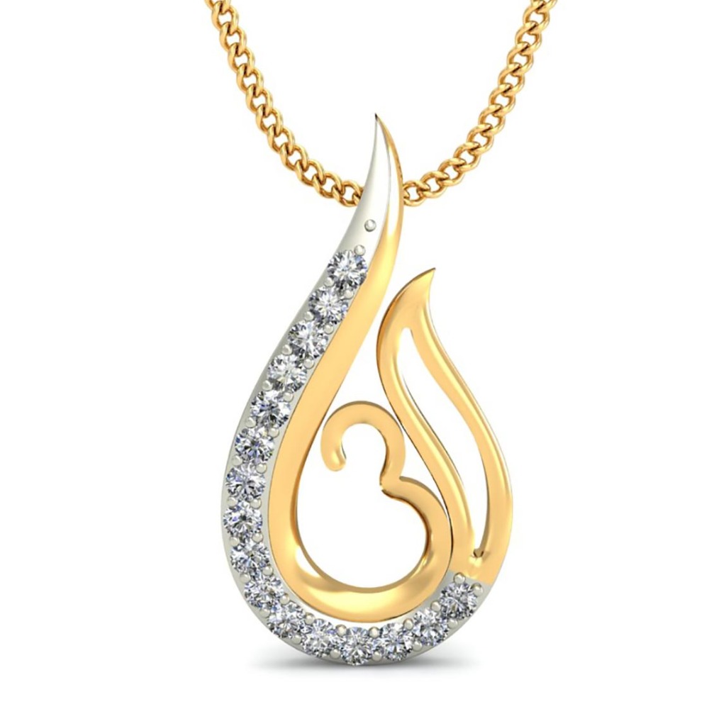Delicate diamond pendant