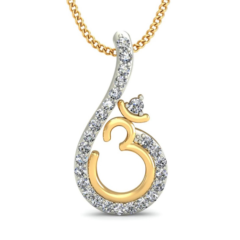 Delicate diamond pendant