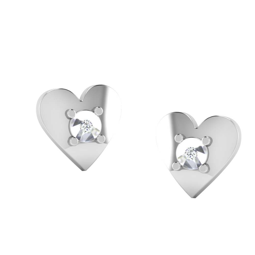 heart shape studs