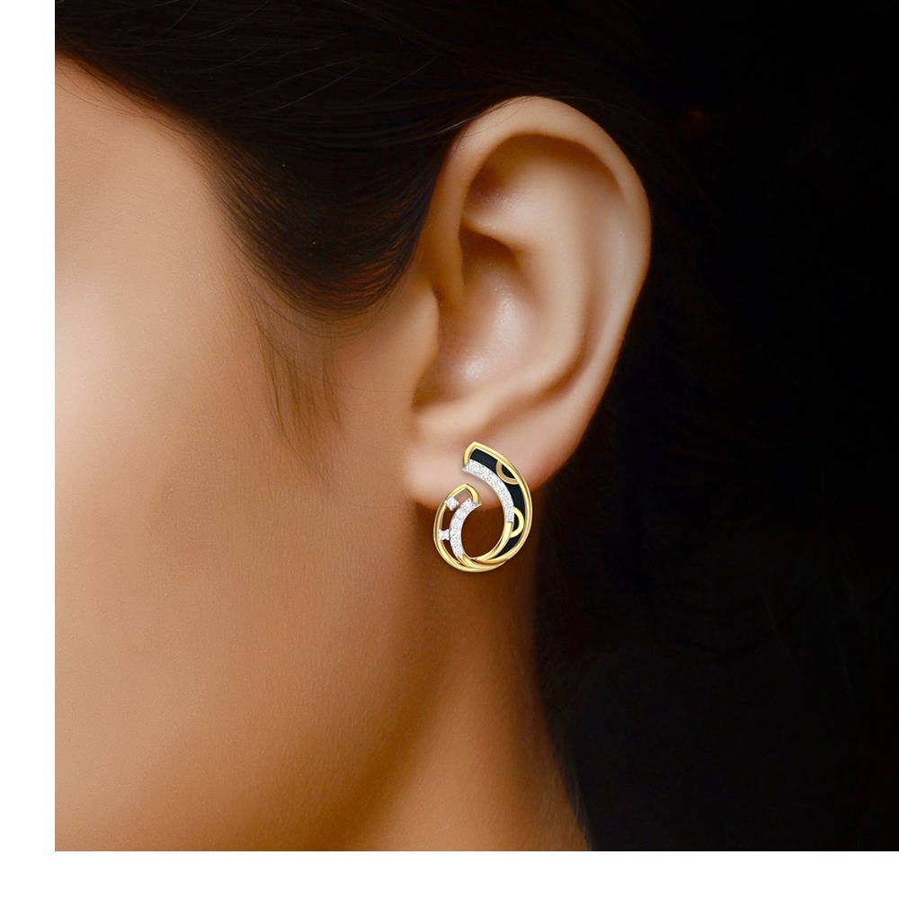girlish enamel studs - Image 2