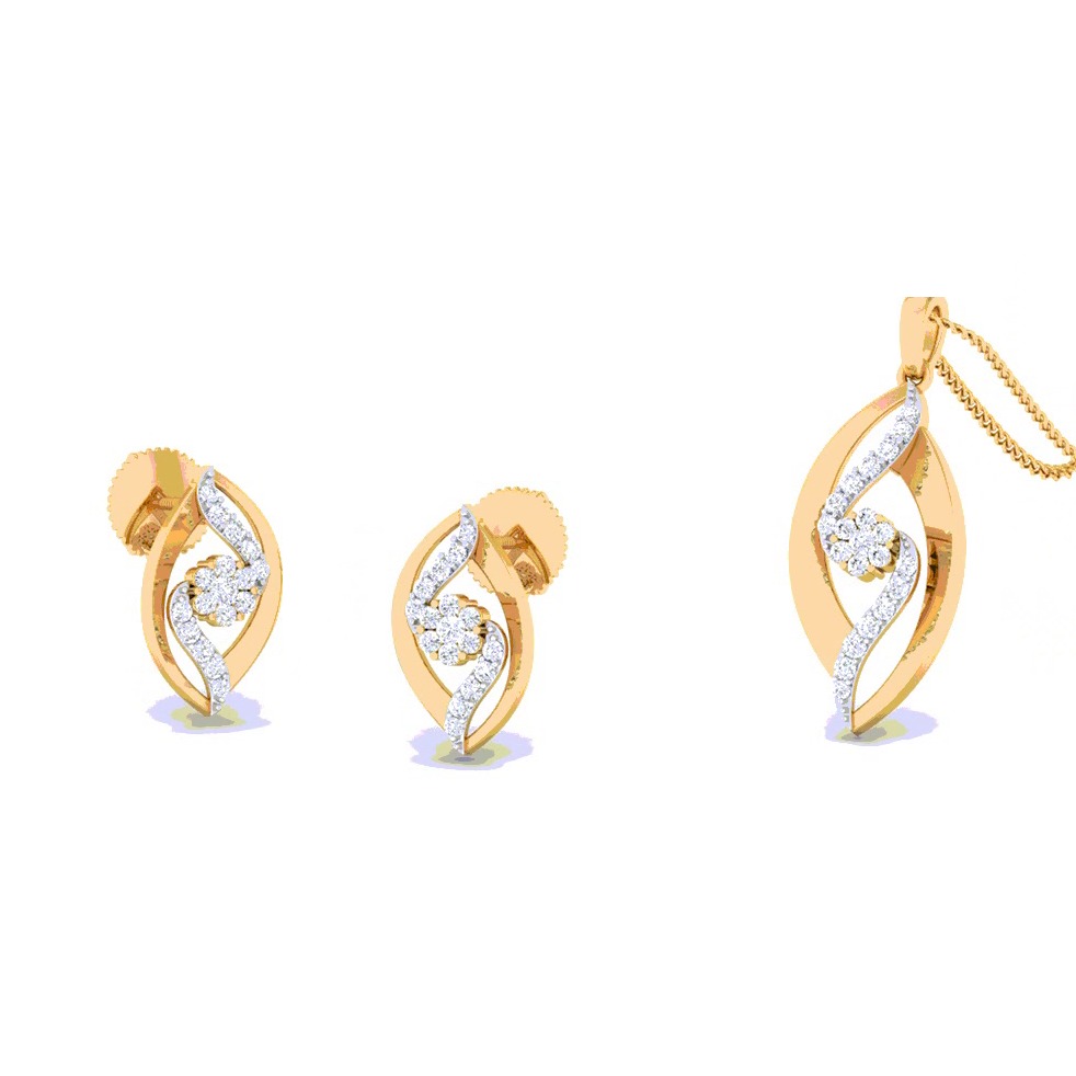 fancy curves pendant