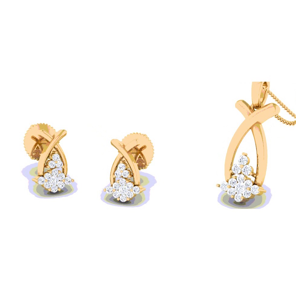 fancy diamond pendant