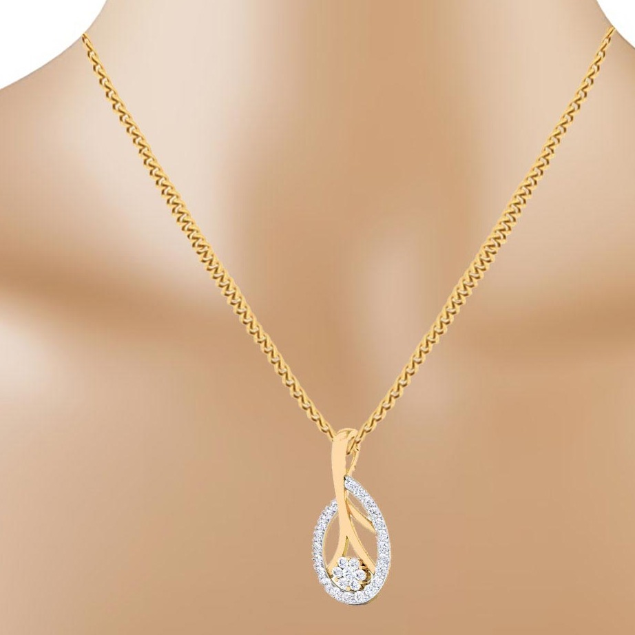 fancy curves pendant