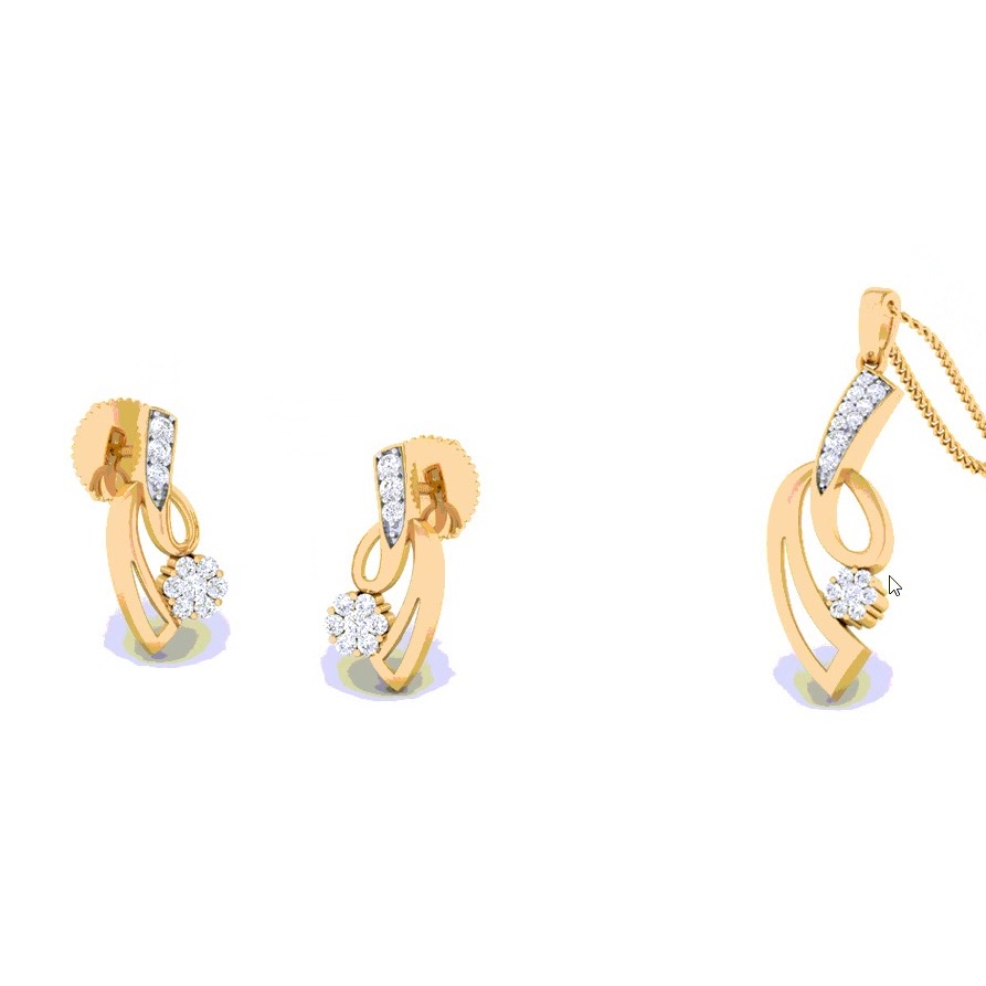 fancy curves pendant