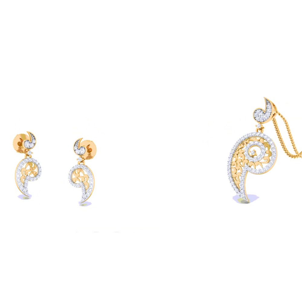 diamond pendant set