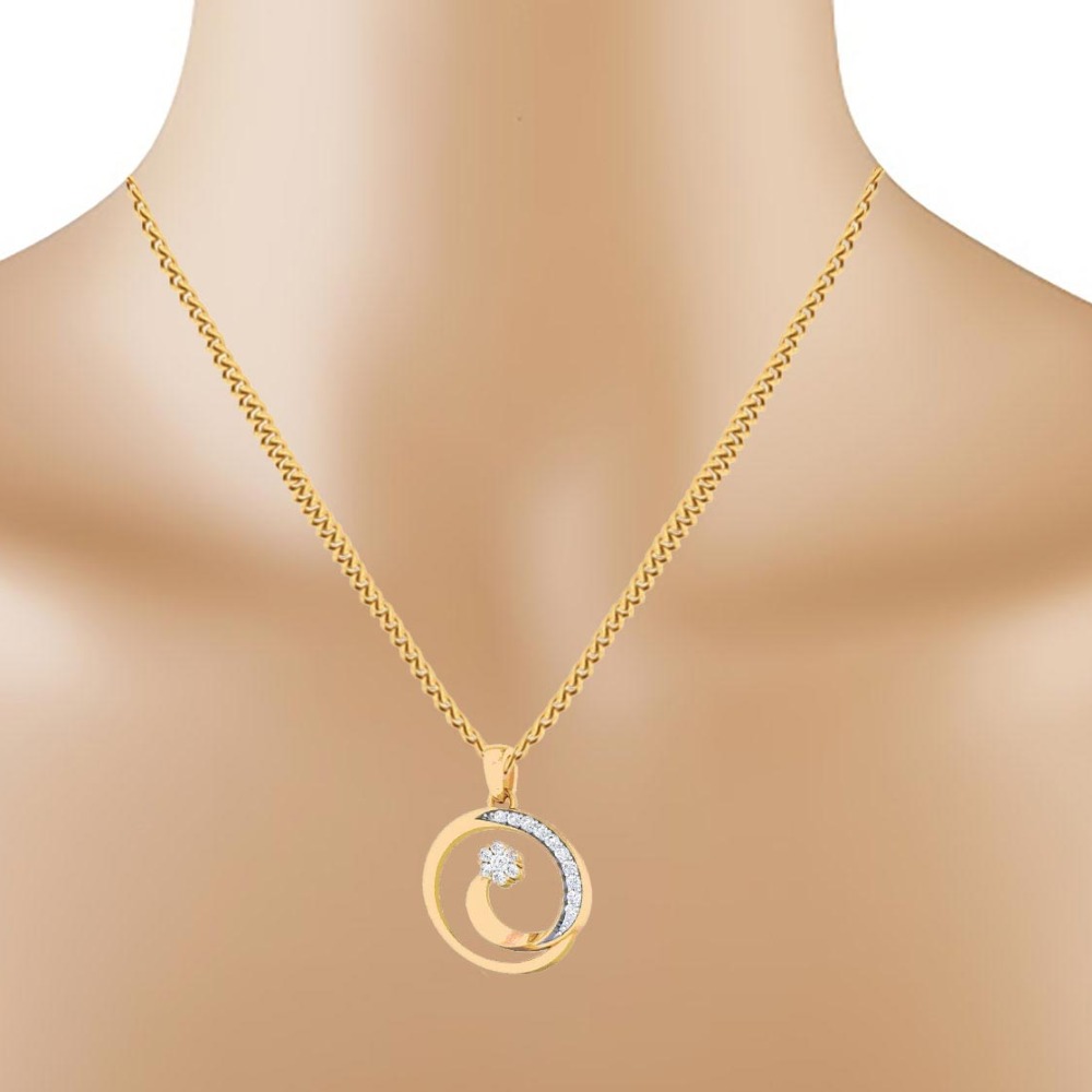 fancy round pendant set - Image 2