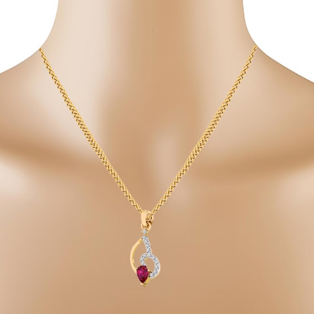 color stone Pendant Set - Image 2