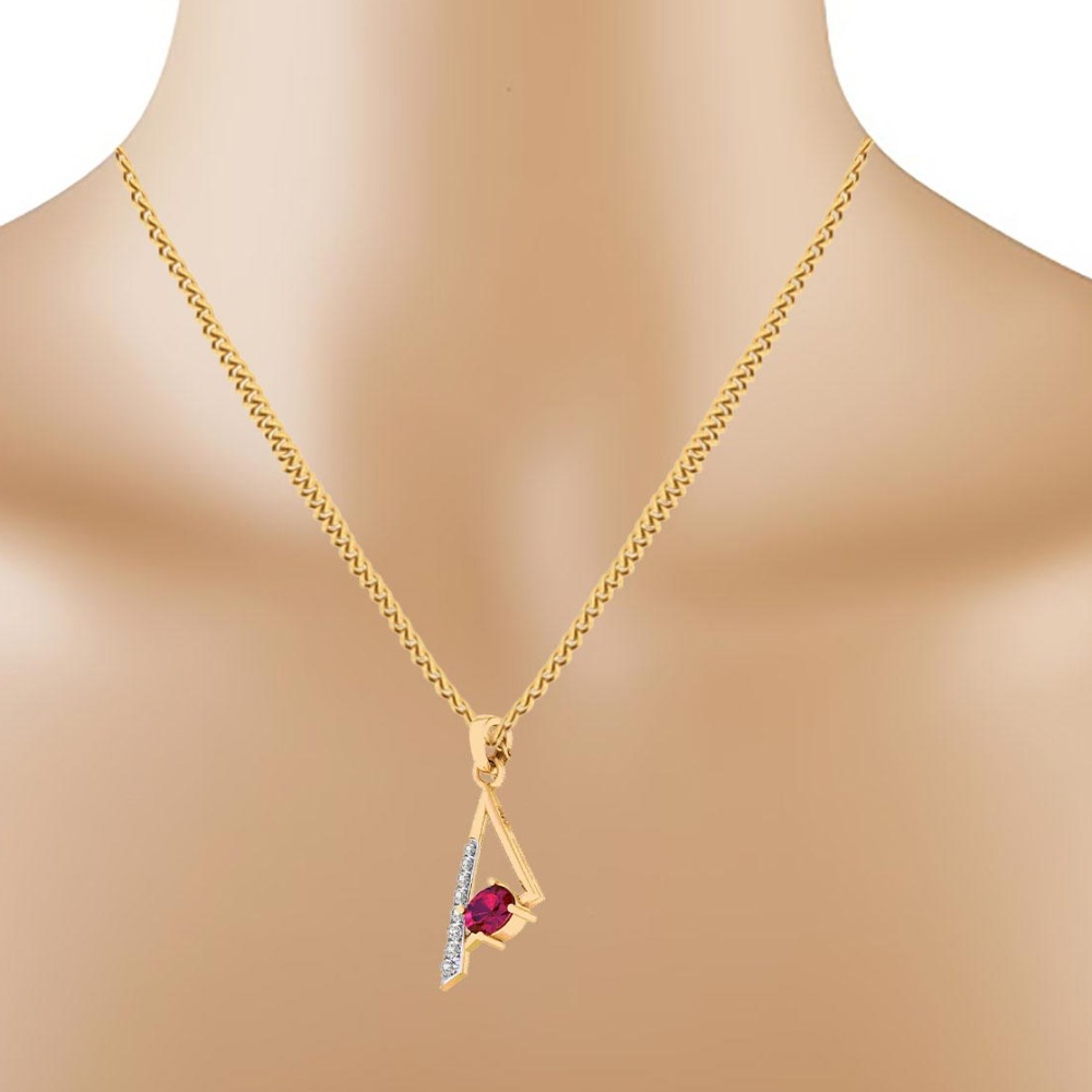 color stone Pendant Set - Image 2