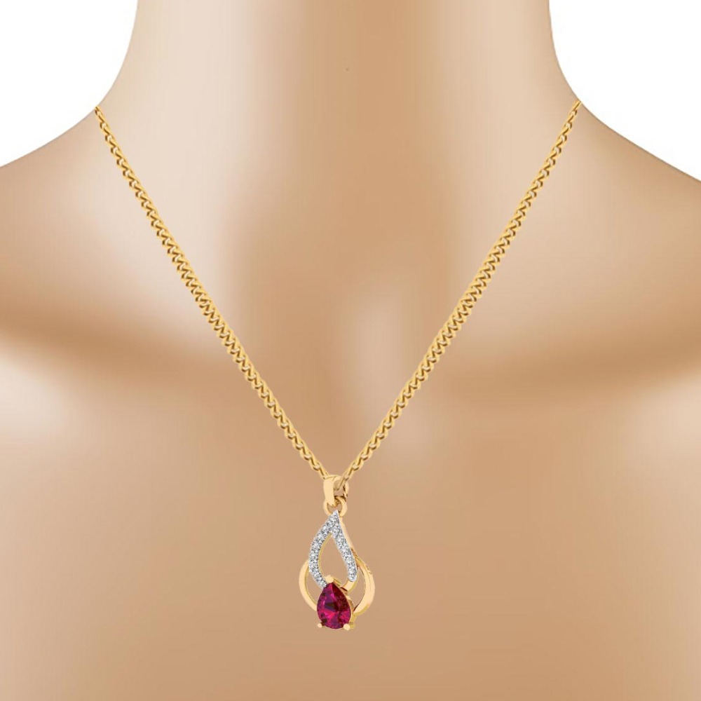 color stone Pendant Set - Image 2