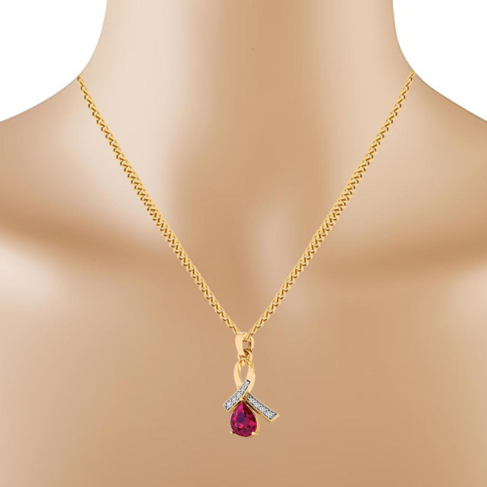 color stone Pendant Set - Image 2