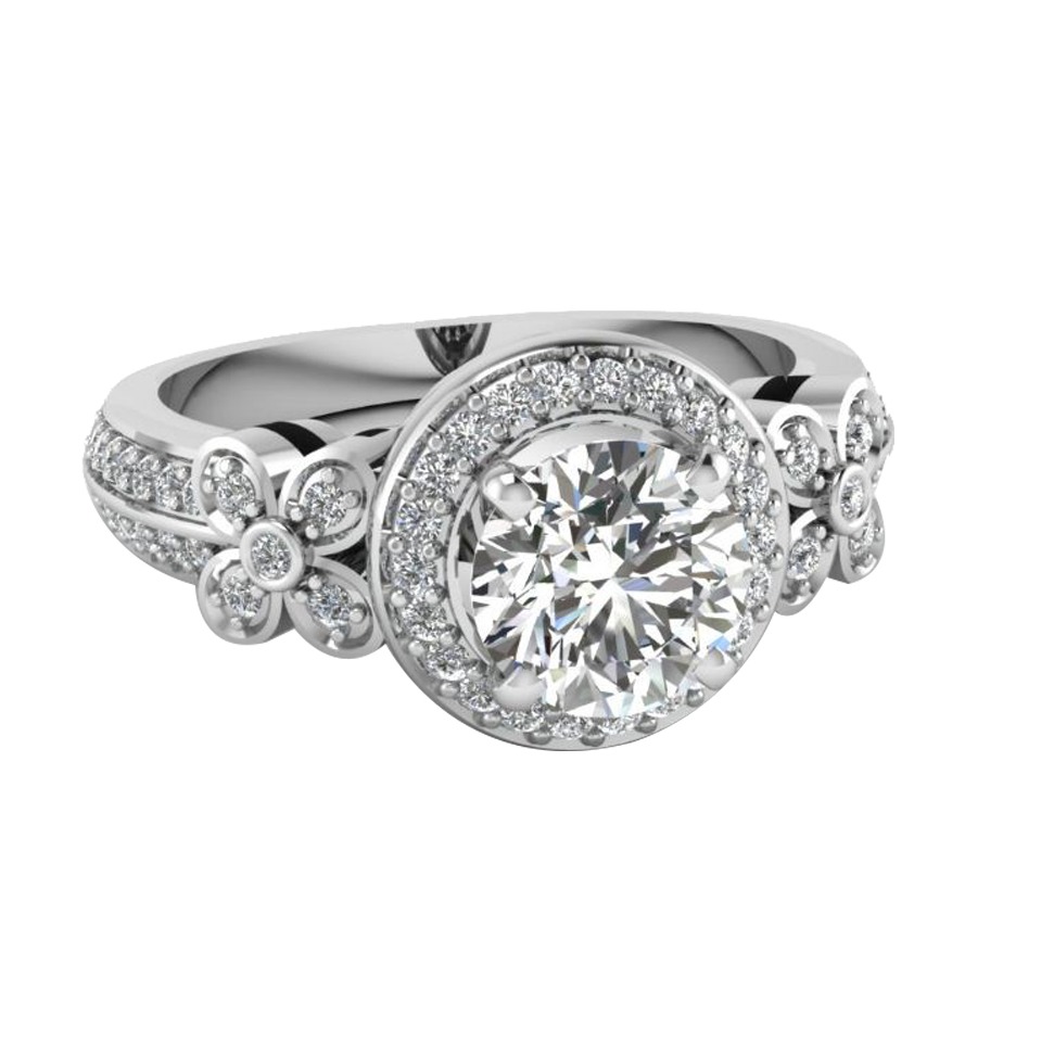 14KT FLOWER DESIGN RING