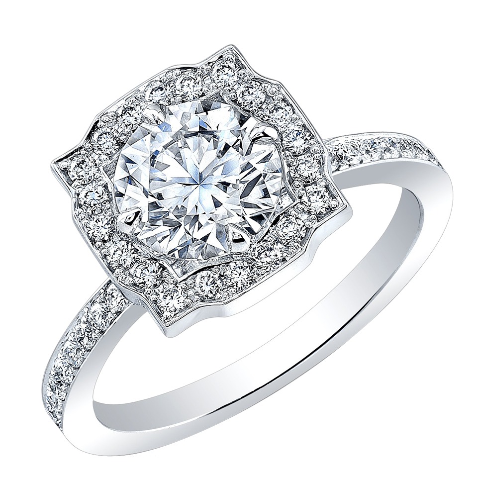 14kt Gold Square Ring